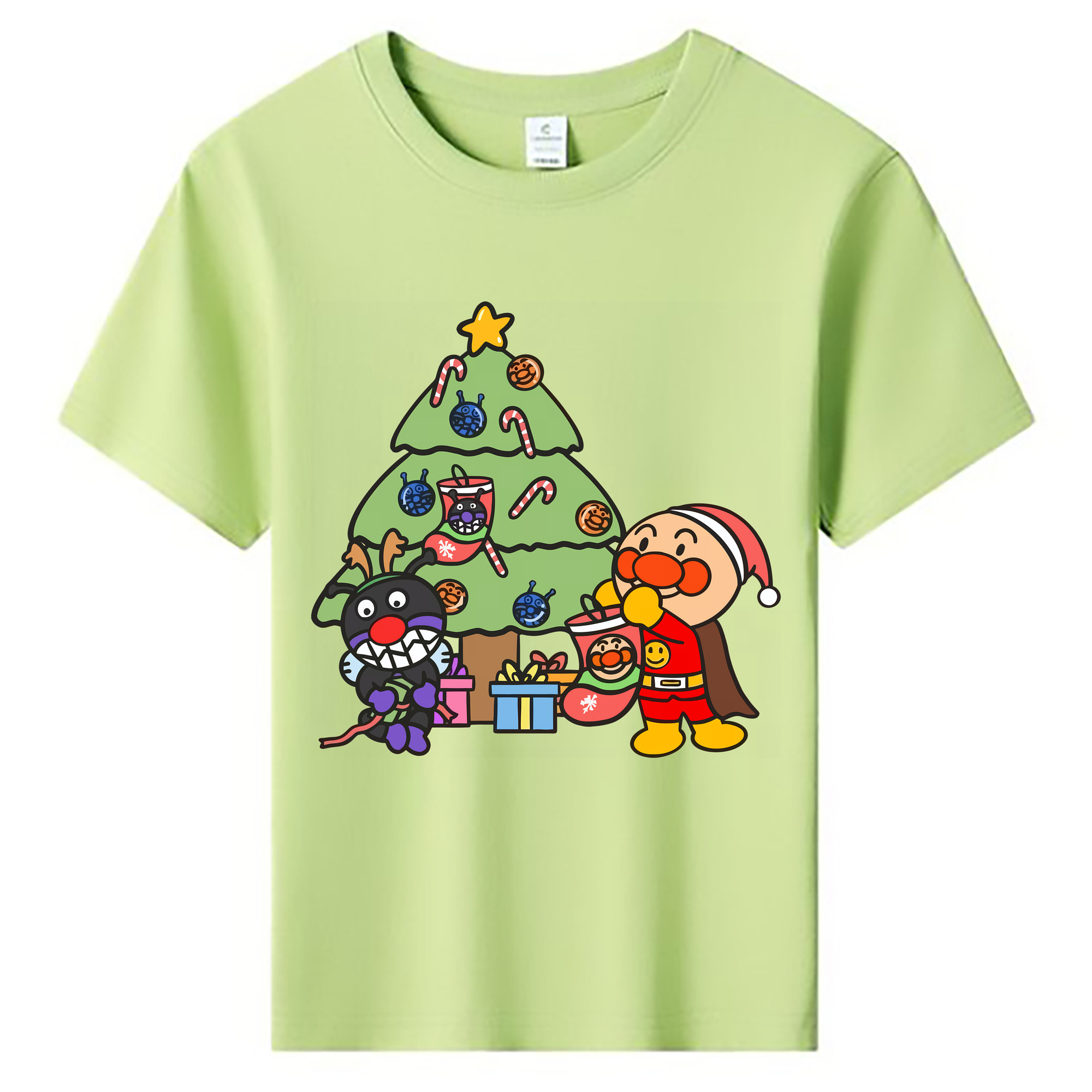 （画像用） アンパンマン Anpanman 綿100％キッズTシャツ（フロントプリント）